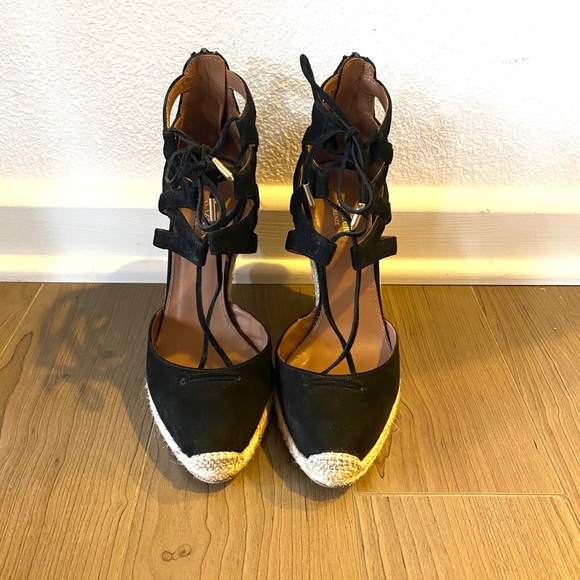 Aquazurra Belgravia espadrille wedges - Picture 2 of 8